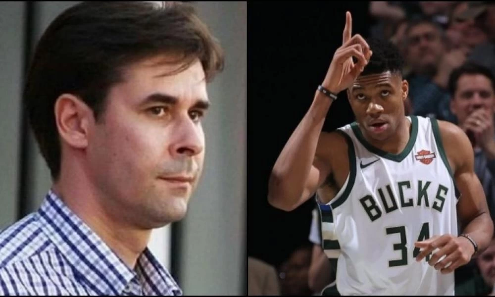 Ο Τσιάρτας αντιδρά που ο Αντετοκούνμπο είναι σε φωτογραφία για την επέτειο της επανάστασης του '21